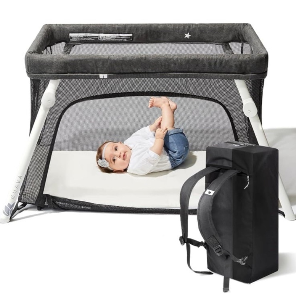 Black Portable Playard